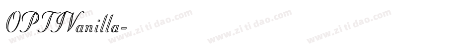 OPTIVanilla字体转换