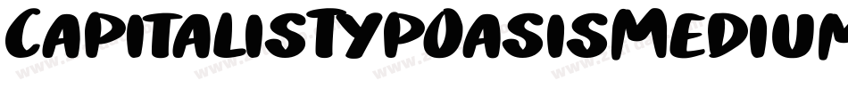 CapitalisTypOasisMedium字体转换