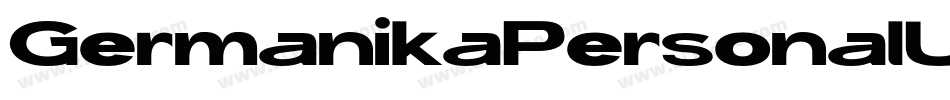 GermanikaPersonalUseRegular-Wdev字体转换