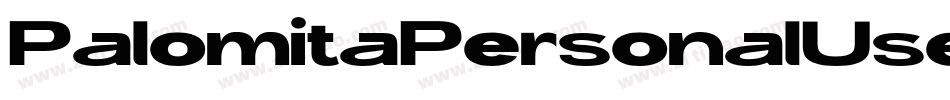 PalomitaPersonalUseRegular-Ej3r字体转换
