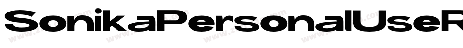SonikaPersonalUseRegularItalic-z4VL字体转换