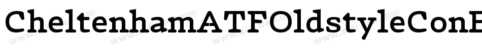 CheltenhamATFOldstyleConBQ-Regular字体转换