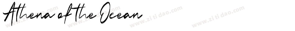 Athena-of-the-Ocean字体转换