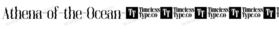 Athena-of-the-Ocean字体转换