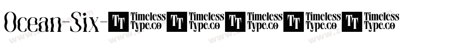 Ocean-Six字体转换