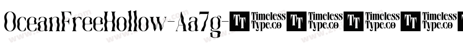 OceanFreeHollow-Aa7g字体转换