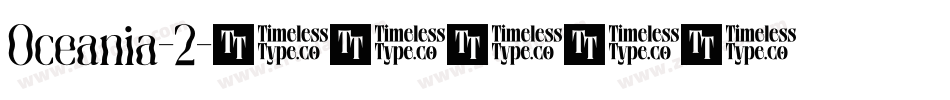 Oceania-2字体转换