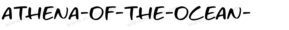 Athena-of-the-Ocean字体转换