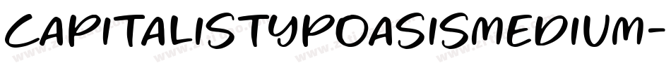CapitalisTypOasisMedium字体转换