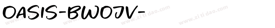Oasis-BW0JV字体转换