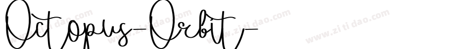 Octopus-Orbit字体转换