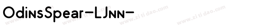 OdinsSpear-LJnn字体转换
