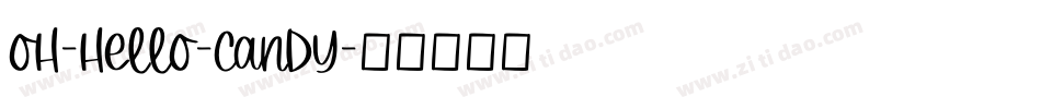 Oh-Hello-Candy字体转换