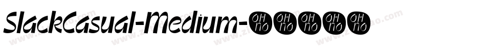 SlackCasual-Medium字体转换