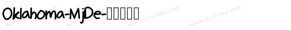 Oklahoma-MjDe字体转换