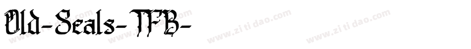 Old-Seals-TFB字体转换