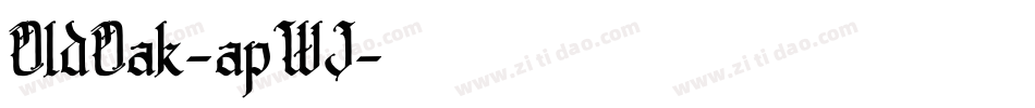 OldOak-apWJ字体转换
