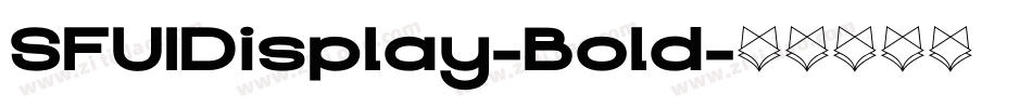 SFUIDisplay-Bold字体转换