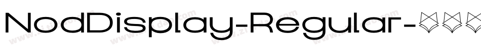 NodDisplay-Regular字体转换
