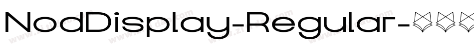 NodDisplay-Regular字体转换