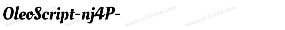 OleoScript-nj4P字体转换