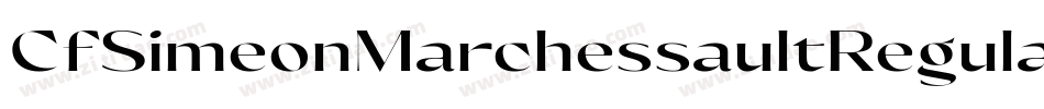 CfSimeonMarchessaultRegular-VywV字体转换