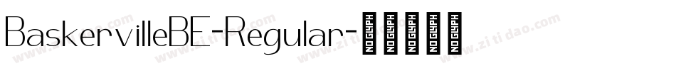 BaskervilleBE-Regular字体转换