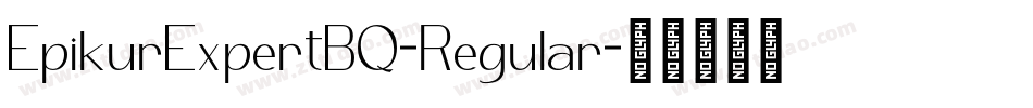EpikurExpertBQ-Regular字体转换