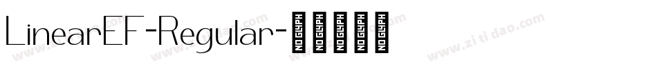 LinearEF-Regular字体转换