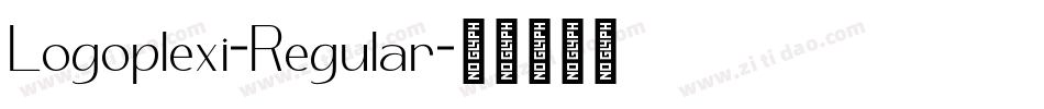 Logoplexi-Regular字体转换