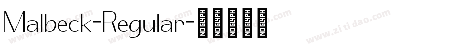 Malbeck-Regular字体转换 Malbeck-Regular字体转换