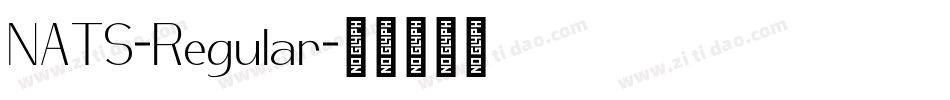 NATS-Regular字体转换