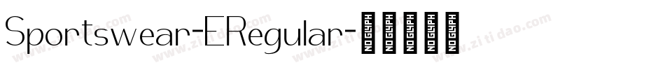 Sportswear-ERegular字体转换 Sportswear-ERegular字体转换