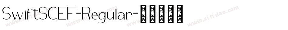 SwiftSCEF-Regular字体转换