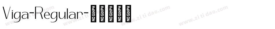 Viga-Regular字体转换