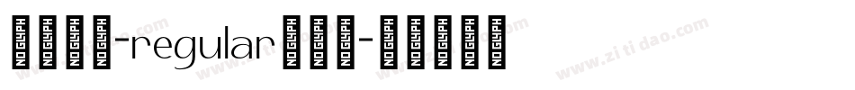 托加里特-regular转换器字体转换