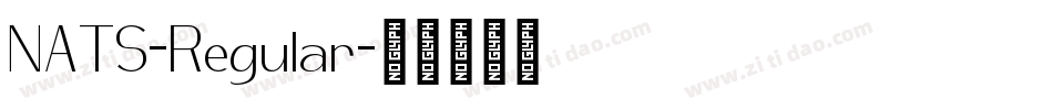 NATS-Regular字体转换