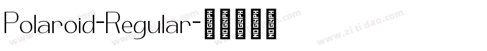 Polaroid-Regular字体转换