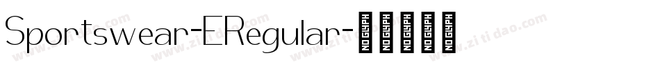 Sportswear-ERegular字体转换 Sportswear-ERegular字体转换