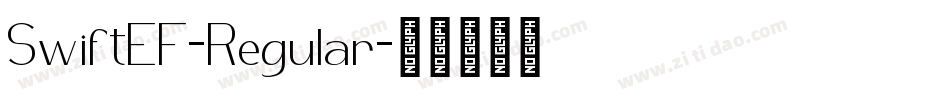 SwiftEF-Regular字体转换