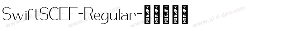 SwiftSCEF-Regular字体转换