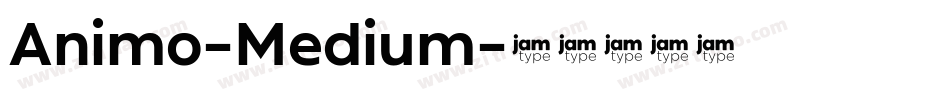 Animo-Medium字体转换 Animo-Medium字体转换