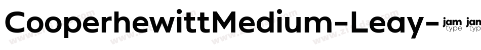 CooperhewittMedium-Leay字体转换