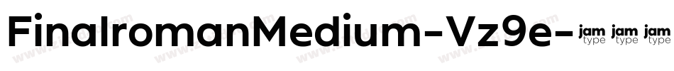 FinalromanMedium-Vz9e字体转换