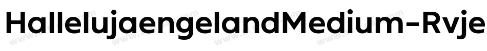 HallelujaengelandMedium-Rvje字体转换