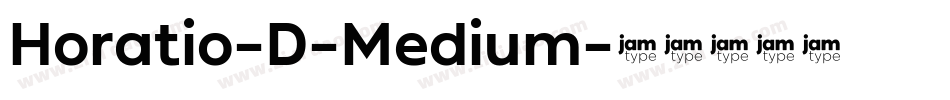 Horatio-D-Medium字体转换
