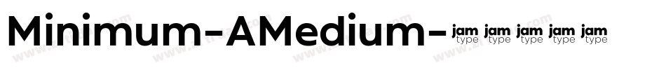 Minimum-AMedium字体转换 Minimum-AMedium字体转换