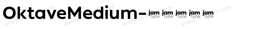 OktaveMedium字体转换