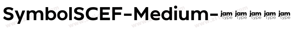 SymbolSCEF-Medium字体转换