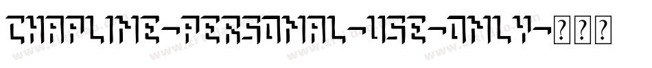 Chapline-personal-use-only字体转换